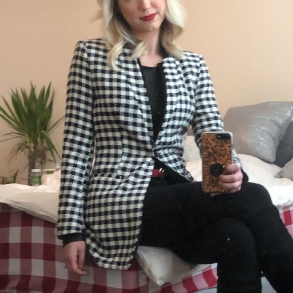 Zara Houndtooth Blazer - Picture 5 of 5